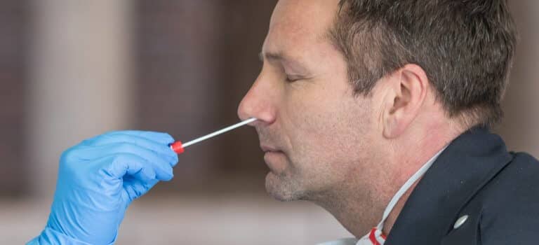 Test coronavirus en entreprise