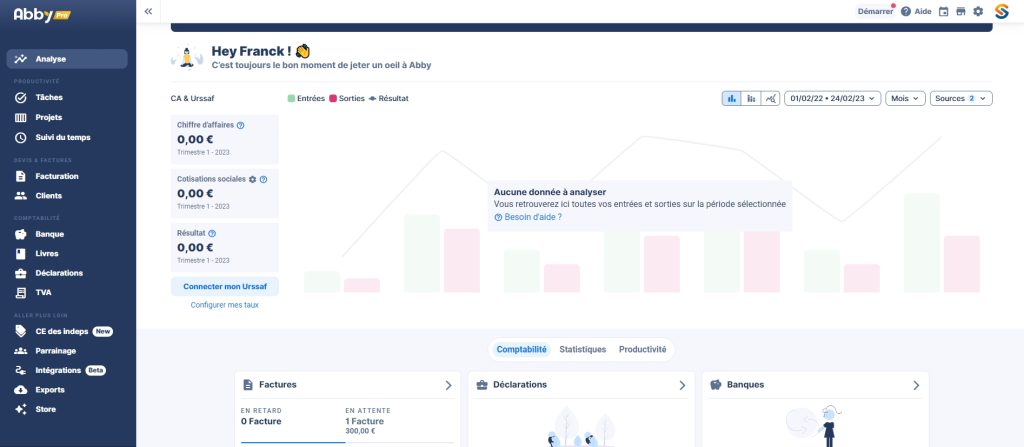 Abby, application facturation pour auto entrepreneur