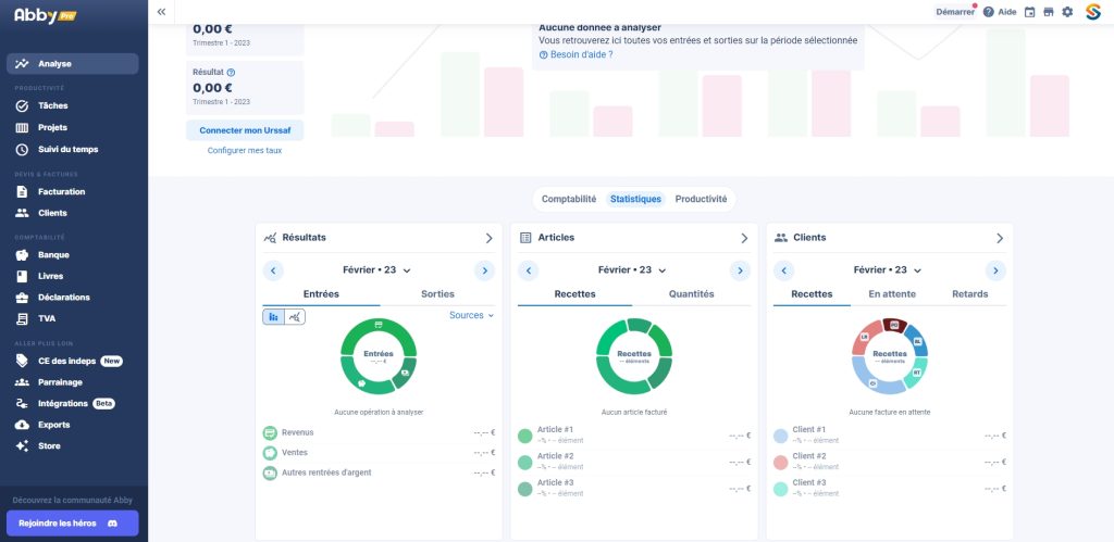 gestion comptable auto entrepreneur avec abby