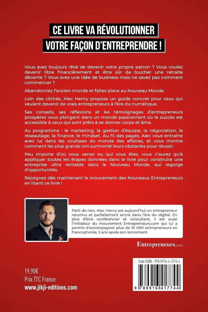 Alex Henri, les nouveaux entrepreneurs